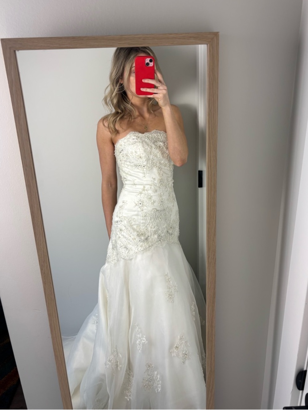 Vintage drop waist wedding dress